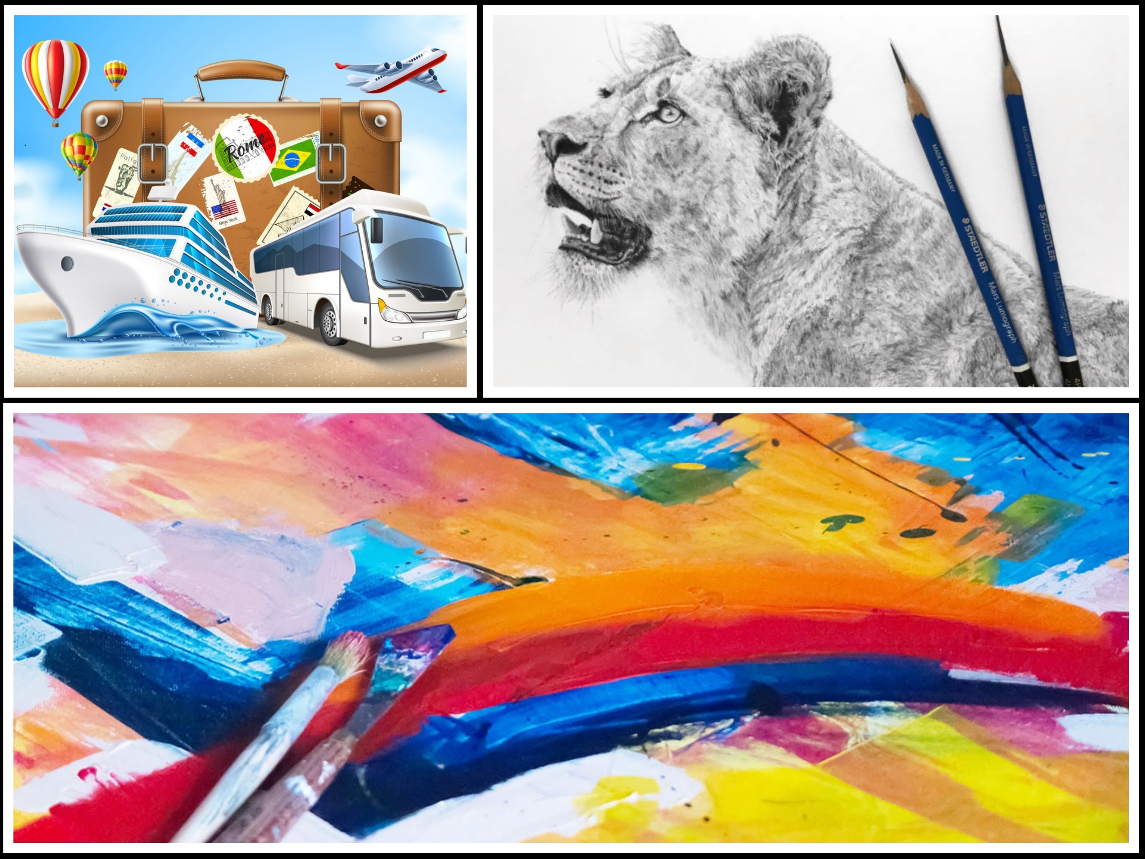 Painting, Pencil Sketching & Travel